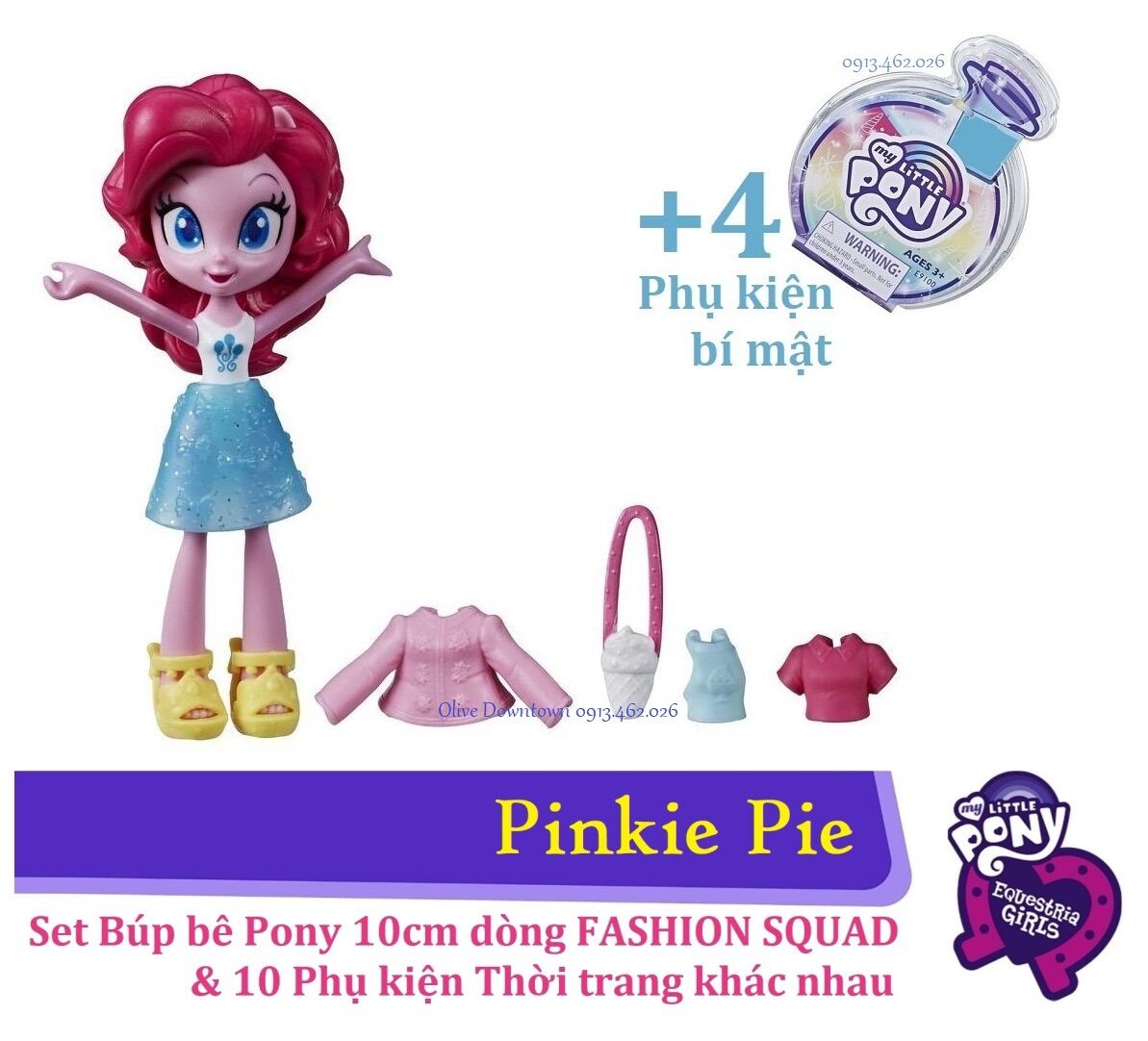 Set Búp bê Pony Mini Kèm Phụ Kiện {Tặng 1 Shopkins}