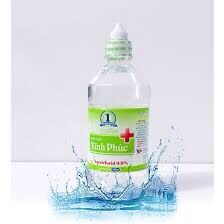 Nước muối sinh lý NaCl 0,9% Vĩnh Phúc chai 1000ml