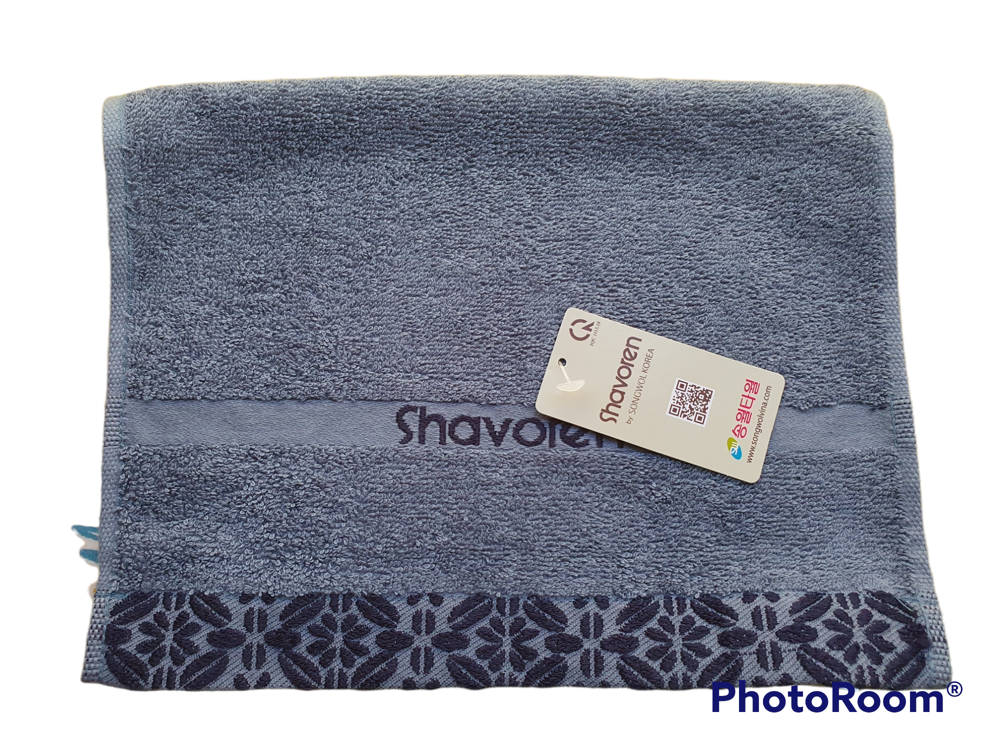 Khăn mặt 100% cotton Shavoren (Cty Songwol Hàn Quốc) họa tiết
