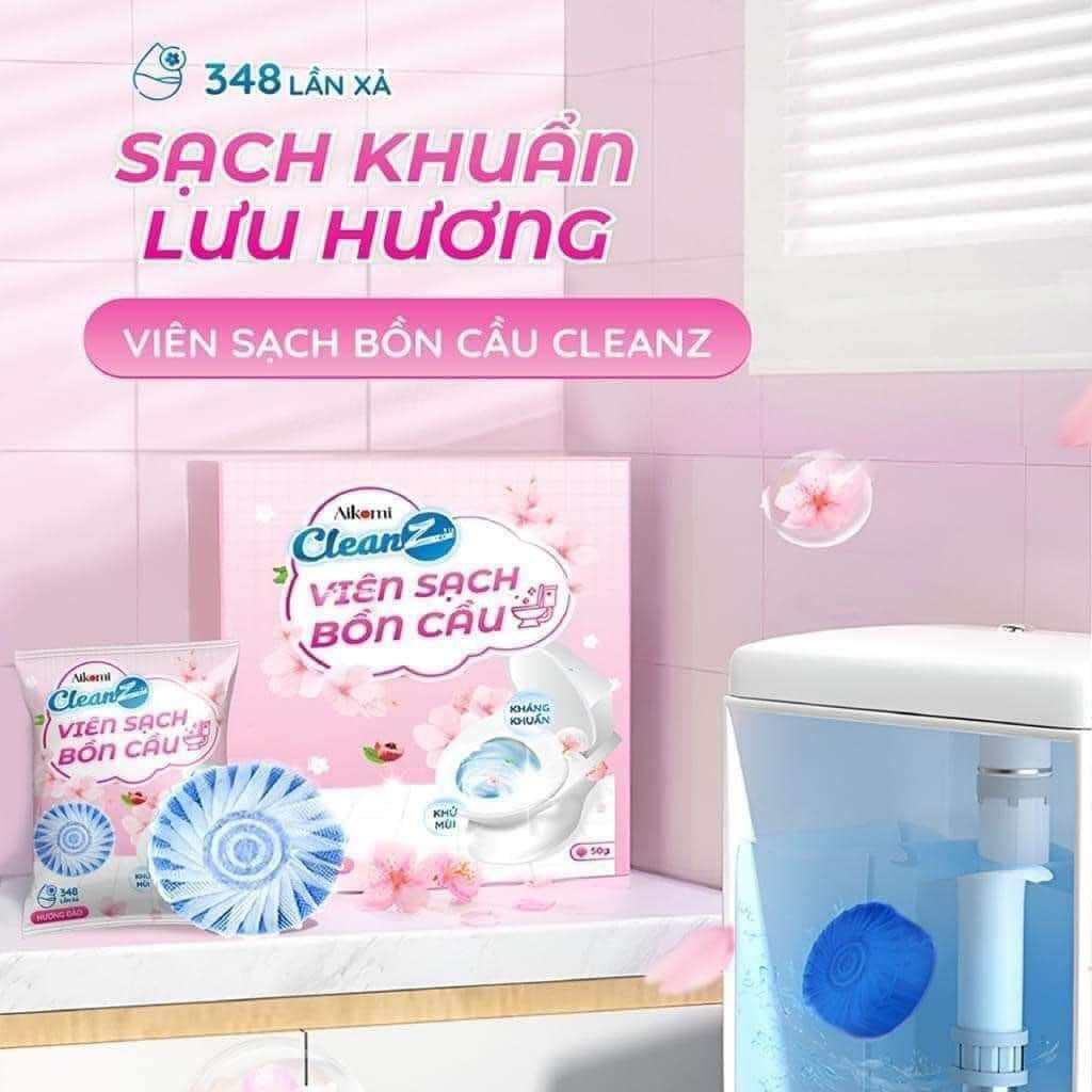 Viên thả bồn cầu CleanZ viên tẩy bồn cầu tẩy sạch mảng bám khử mùi, chai thả bồn cầu , diệt vi khuẩn