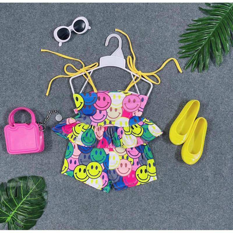 Set Bộ 2 Dây Quần Đùi Siêu Cưng Bé Gái