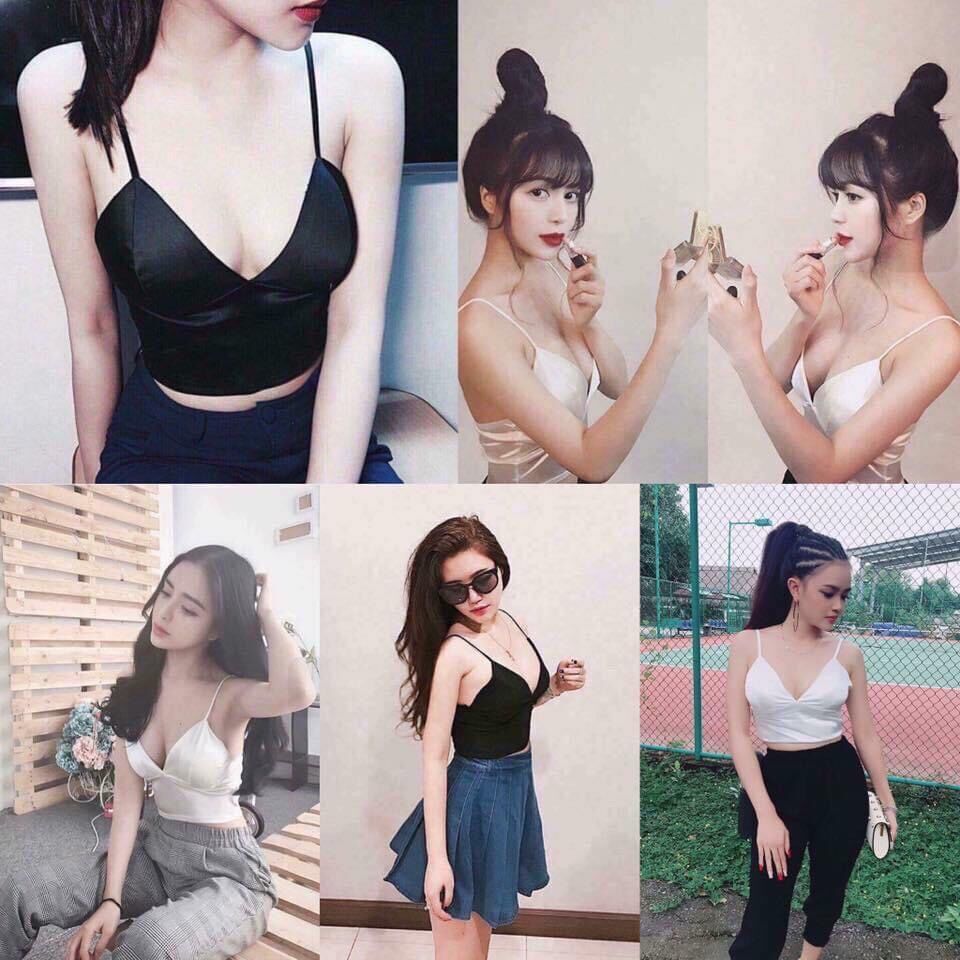 Áo Lót Lụa 2 Dây - Áo Bara Lụa