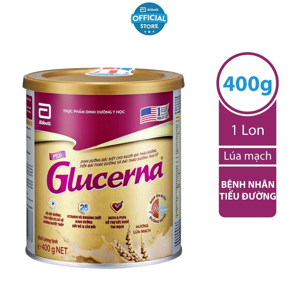 Sữa bột glucerna lúa mạch kl 400g