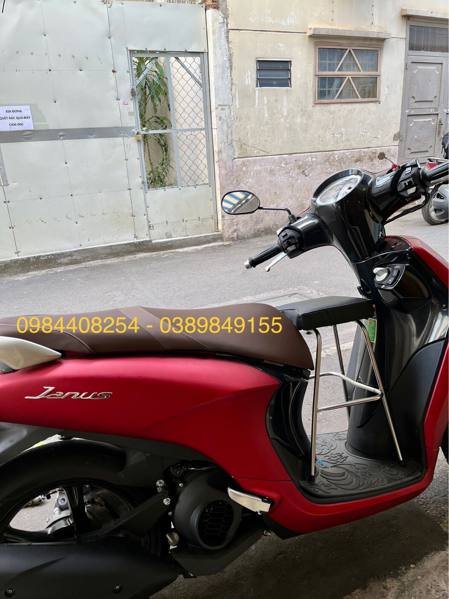 Ghế Ngồi Xe Máy Cho Bé Xe Sh Mode - Janus - Latte  (Không Dựa)