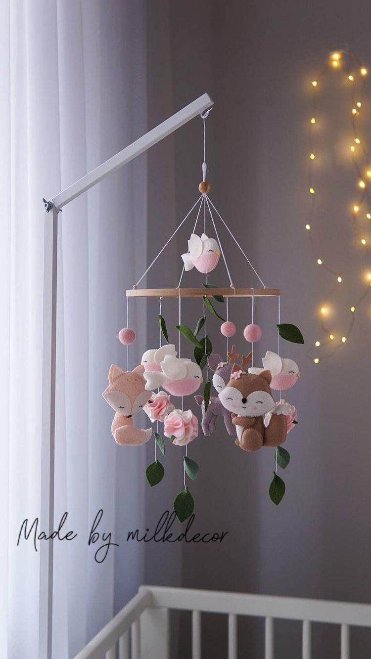 Bộ treo nôi hình thú dễ thương cho bé gái ma29