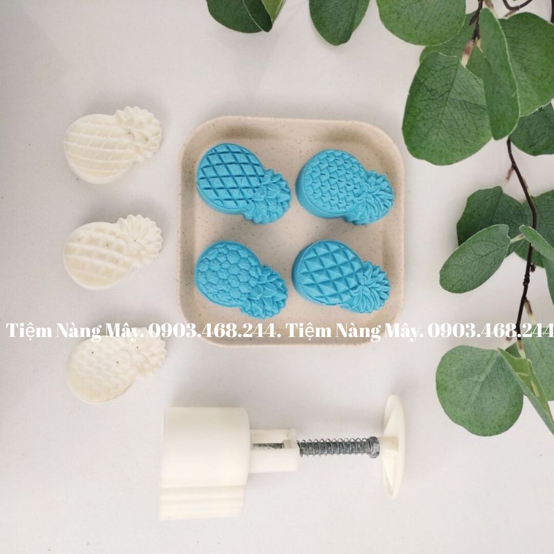 Khuôn quả dứa bánh dứa 30g 4 mặt/2 mặt
