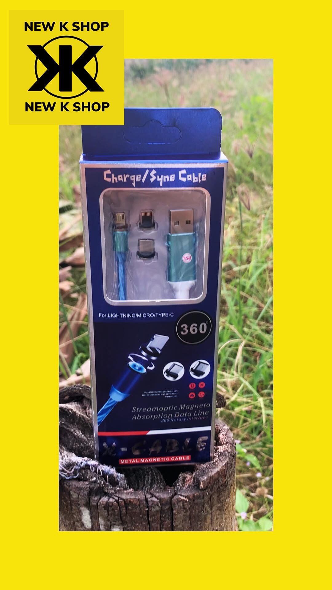 (Freeship) Dây cáp sạc nhanh nam châm có đèn led phát sáng, lightning, Iphone, Samsung, type c,micro usb android, chính hãng giá rẻ