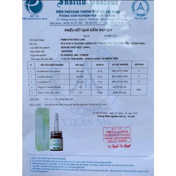 [SẴN HÀNG] Thảo Mộc Xanh sỉ (3 lọ)