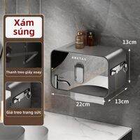 Jujiajia | Kệ Giấy Vệ Sinh Không Khoan Chống Nước Inox
