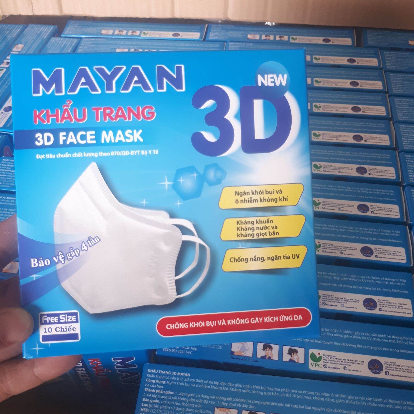 Khẩu Trang Mayan 3D Pm2.5