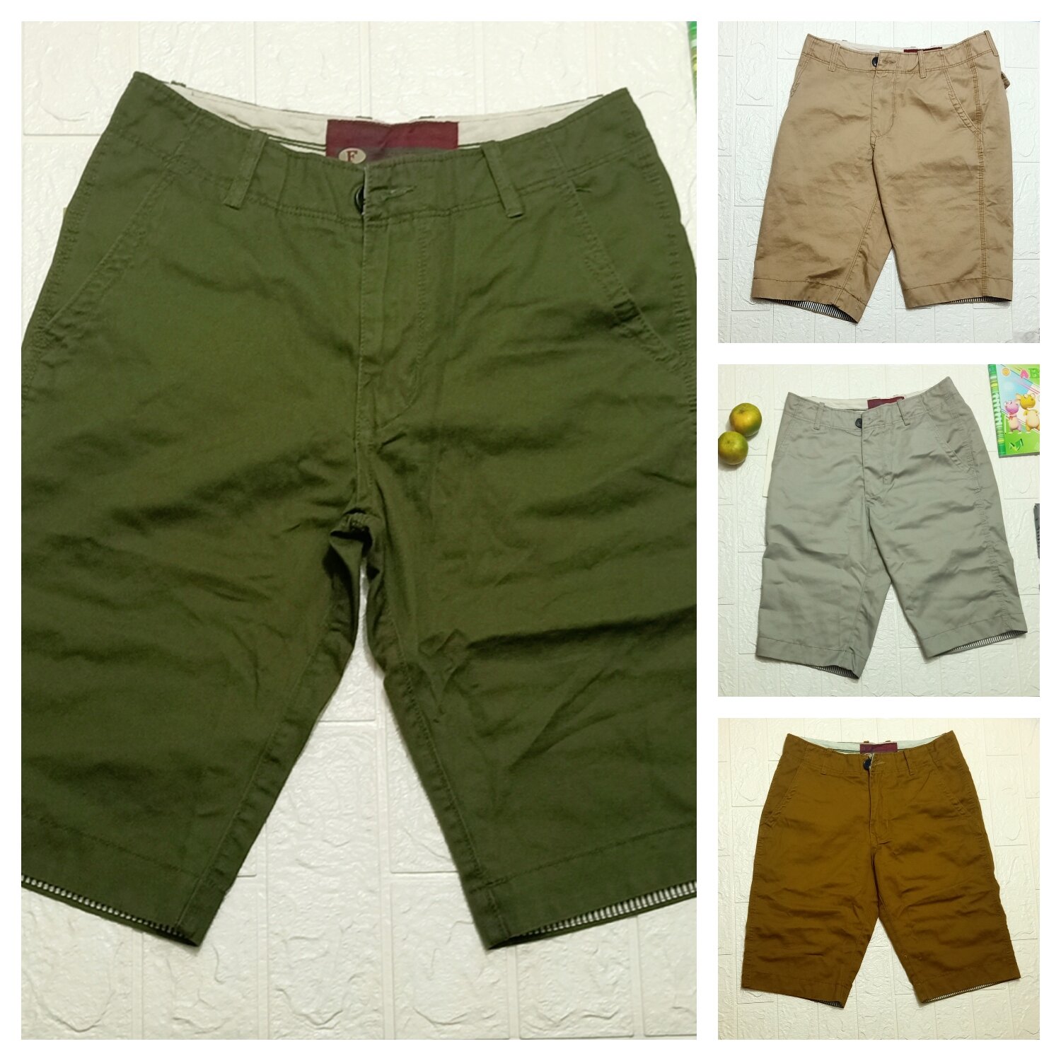 Quần short kaki nam t&d 02