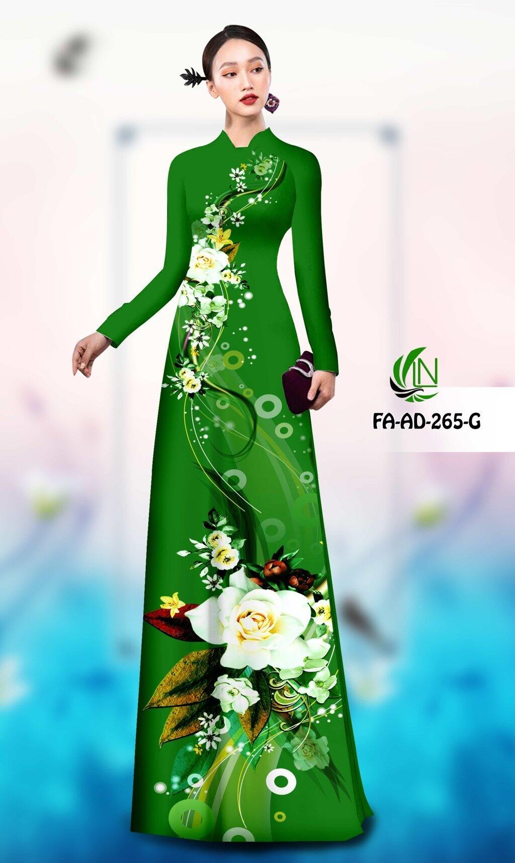 VẢI ÁO DÀI 3D BỘ /VẢI KHÔNG MAY