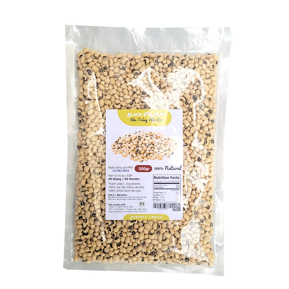 Đậu trắng bi túi 500gr