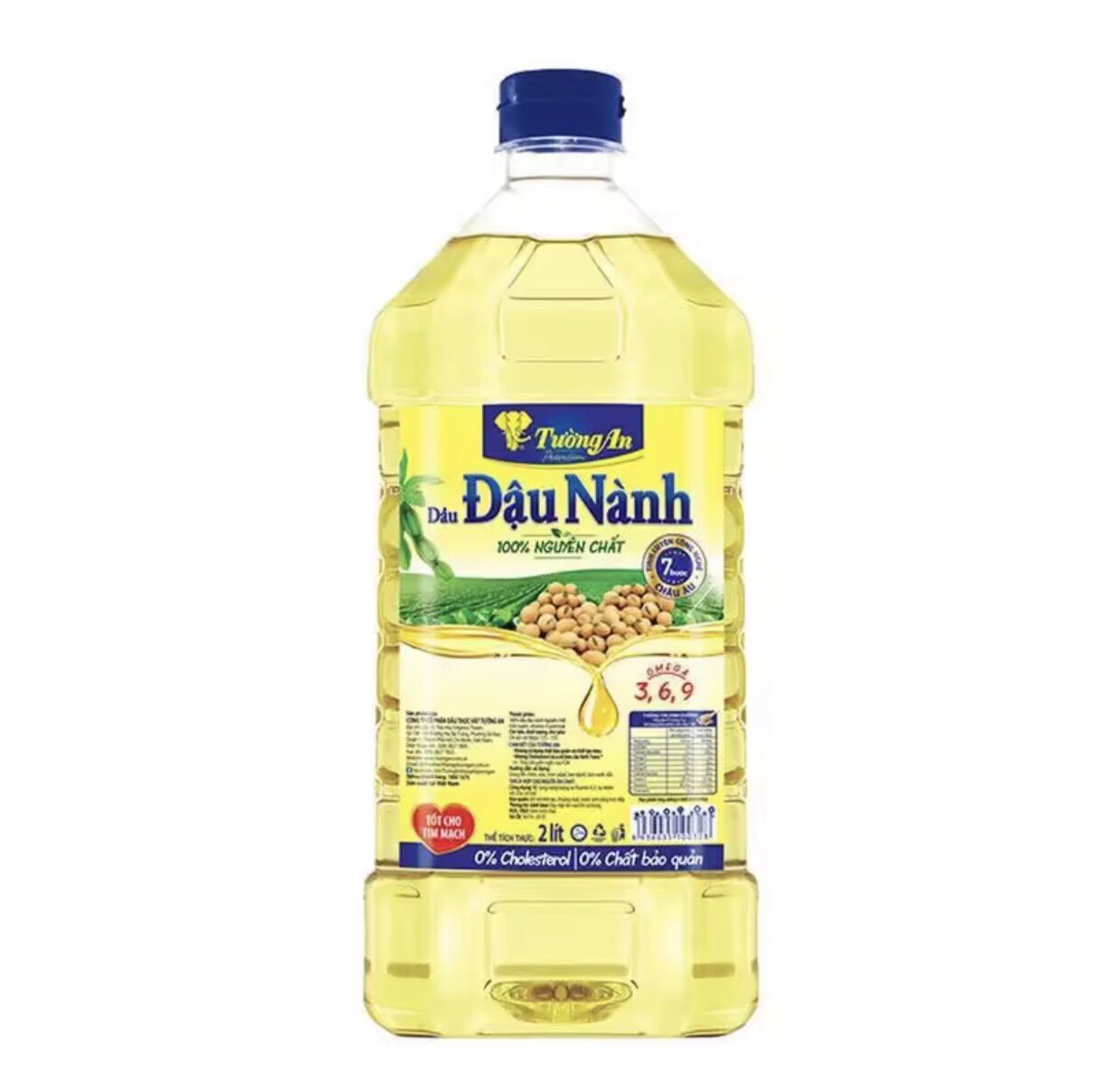 Dầu đậu nành tường an - chai 2 lít