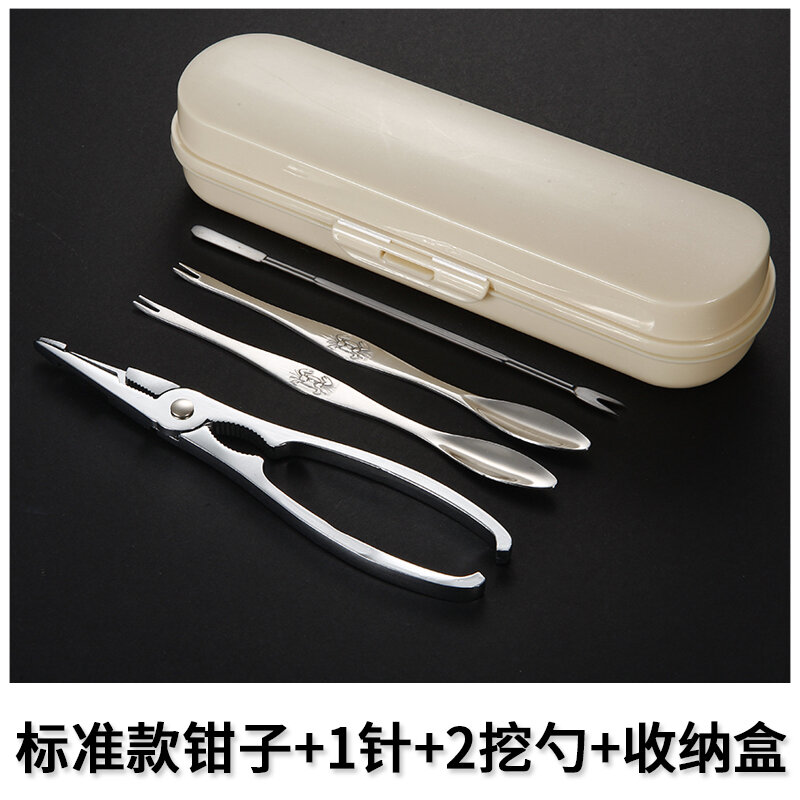 Dụng cụ ăn cua kìm cua kẹp cua kẹp cua kẹp cua đồ ăn hải sản gia dụng dụng cụ chuyên dụng tháo cua lông bóc cua