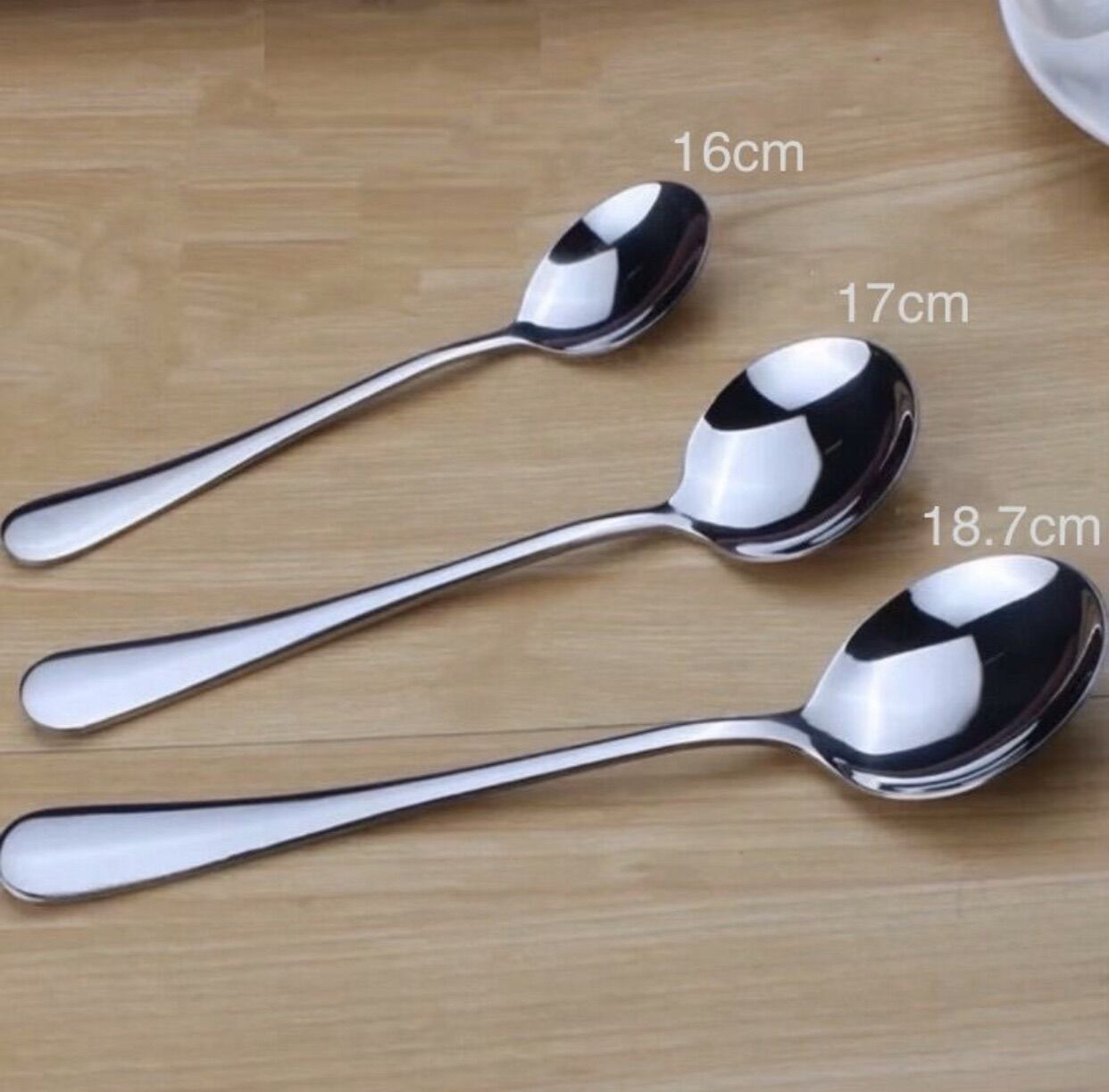 Muỗng, Thìa Inox Đầu Tròn -M21