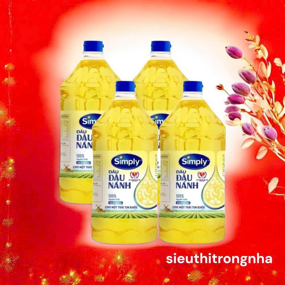 Dầu Đậu Nành Simply 2l - Combo 4c