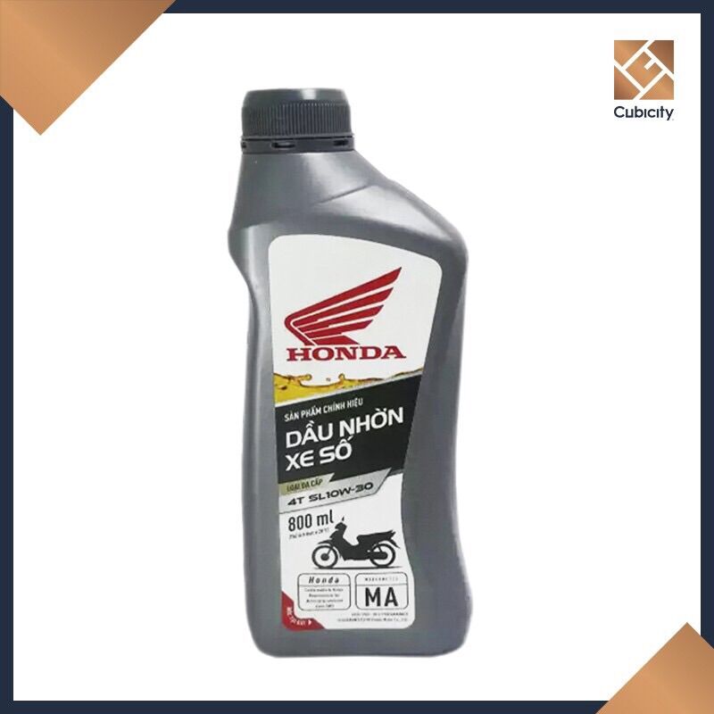Dầu nhớt xe số Honda  có tem chống hàng giả - dầu xe ga honda