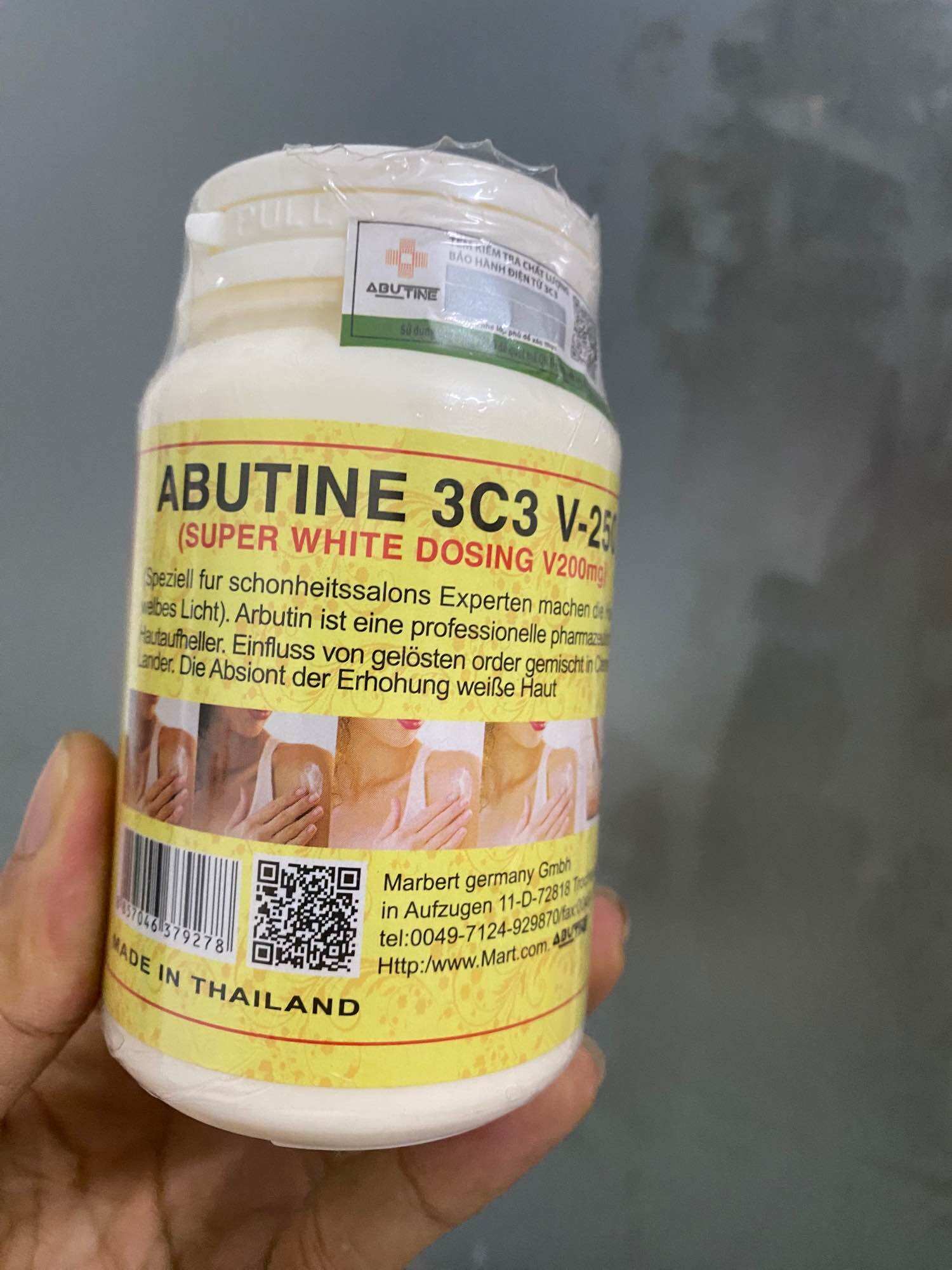 [GIÁ SỈ] Kích Trắng ABUTINE 3C3 Trắng Sáng Body
