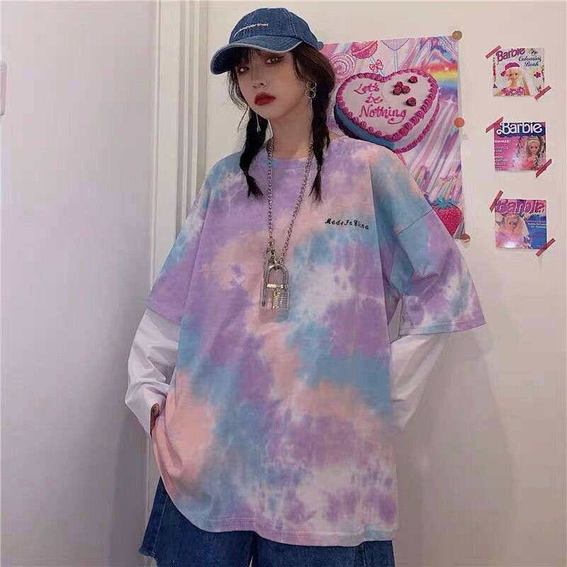 💋Áo Thun Tay Lỡ Unisex Loan Màu
