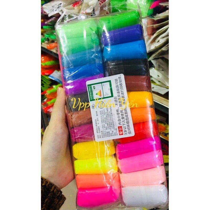 Bịch 24 gói đất sét nhật đủ màu