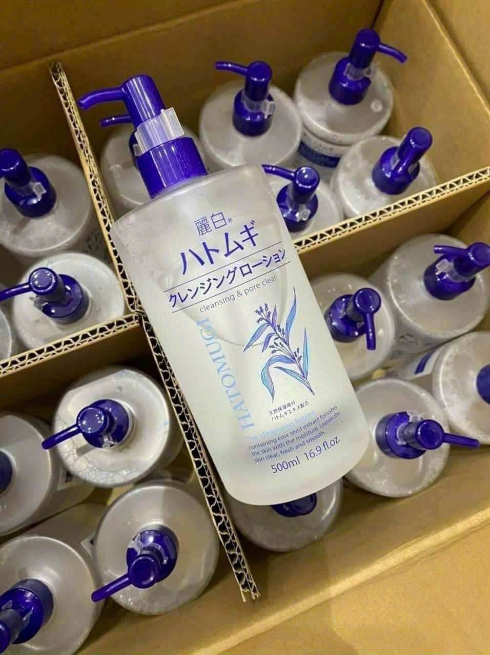 Nước tẩy trang Hatomugi 500ml