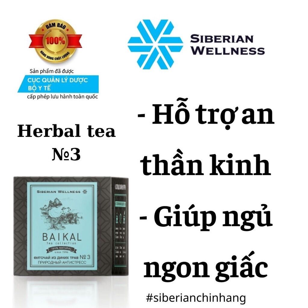 Thực phẩm bảo vệ sức khỏe Trà thảo mộc Baikal tea collection Herbal tea N3