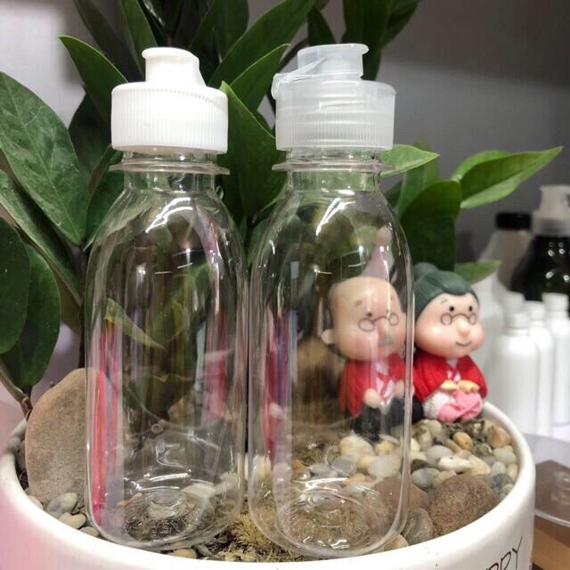 Combo 2 chiếc Chai Nhựa Nắp Bật Mẫu Mới (50Ml/100Ml/210Ml/360Ml/500Ml)