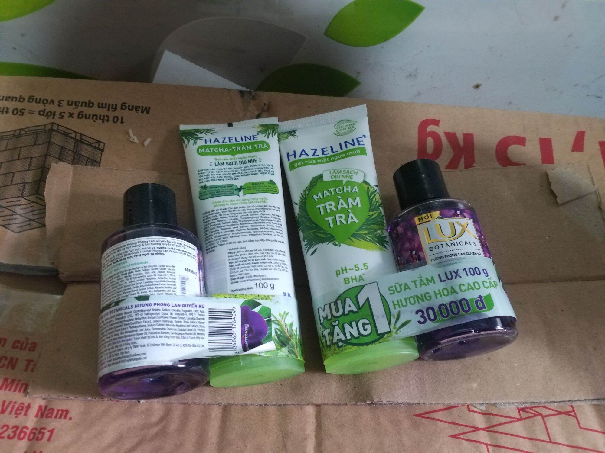 (Combo 2 Tuýp) Sữa rửa mặt HAZELINE 100g Matcha & Tràm trà