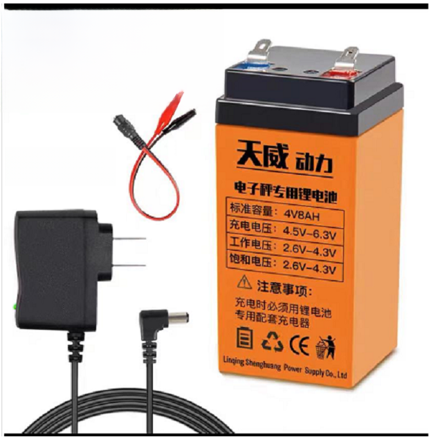 Pin Cân Điện Tử Đa Năng 4V 4AH 20HR Pin Lithium 6V Pin Điện Nhỏ Cho Cân Điện Tử Và Thiết Bị Cân