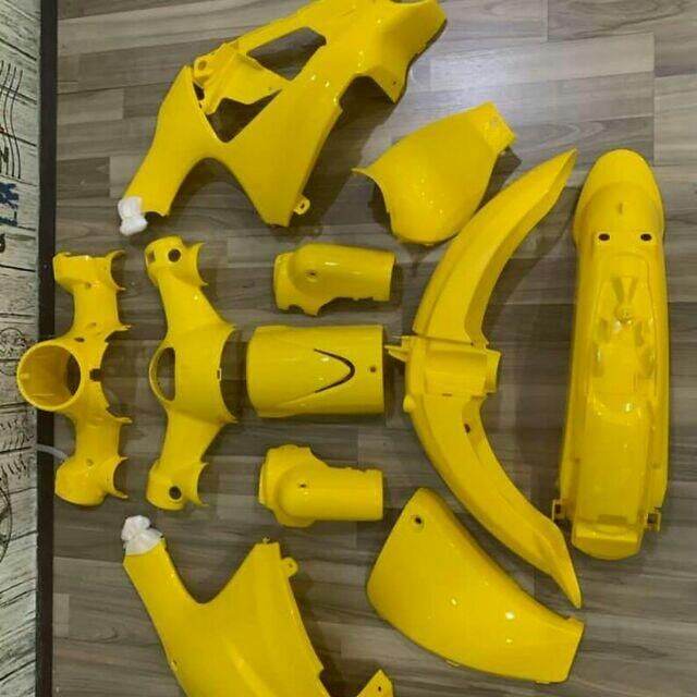 Dàn áo xe cub màu vàng