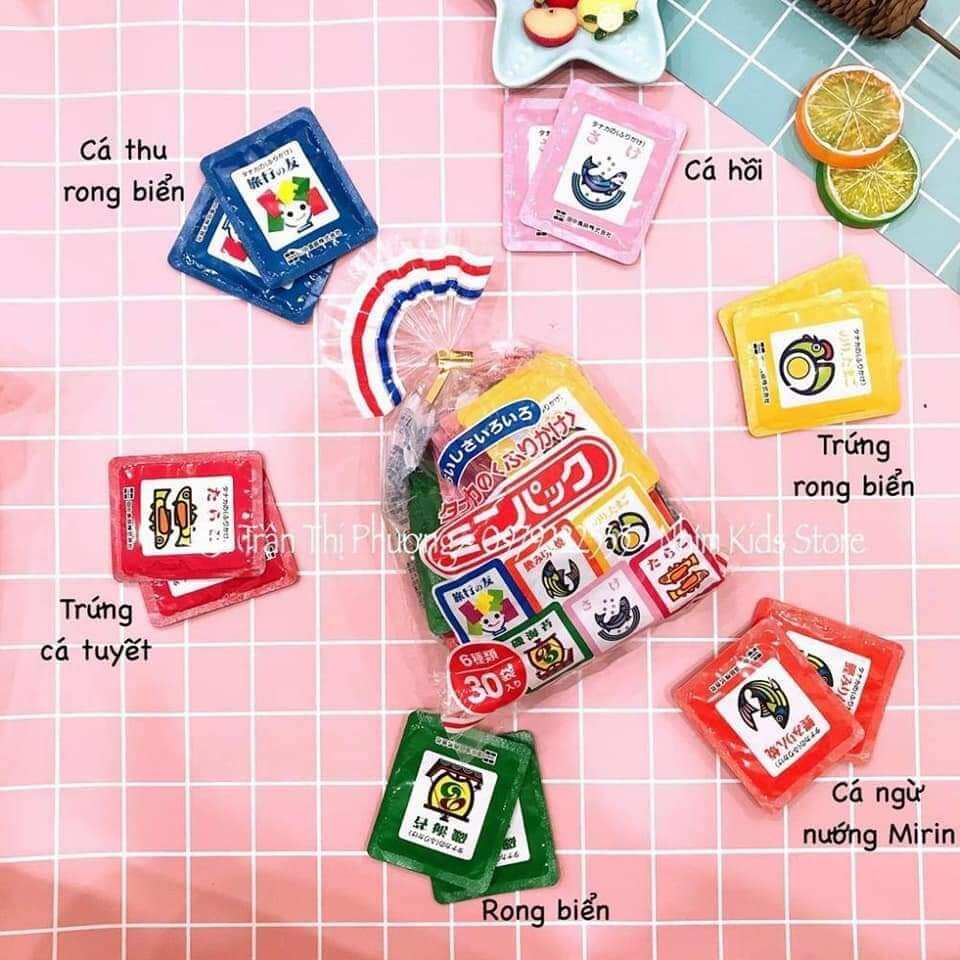 GIA VỊ RẮC CƠM 6 VỊ CHO BÉ.