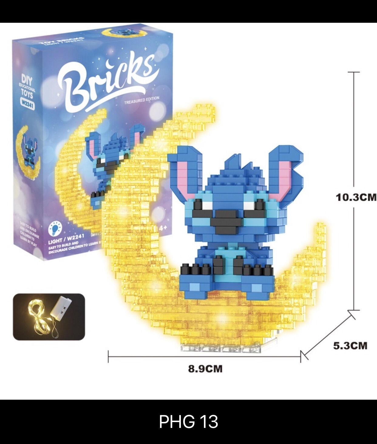 Lego Mặt Trăng hoạt hình Phát sáng