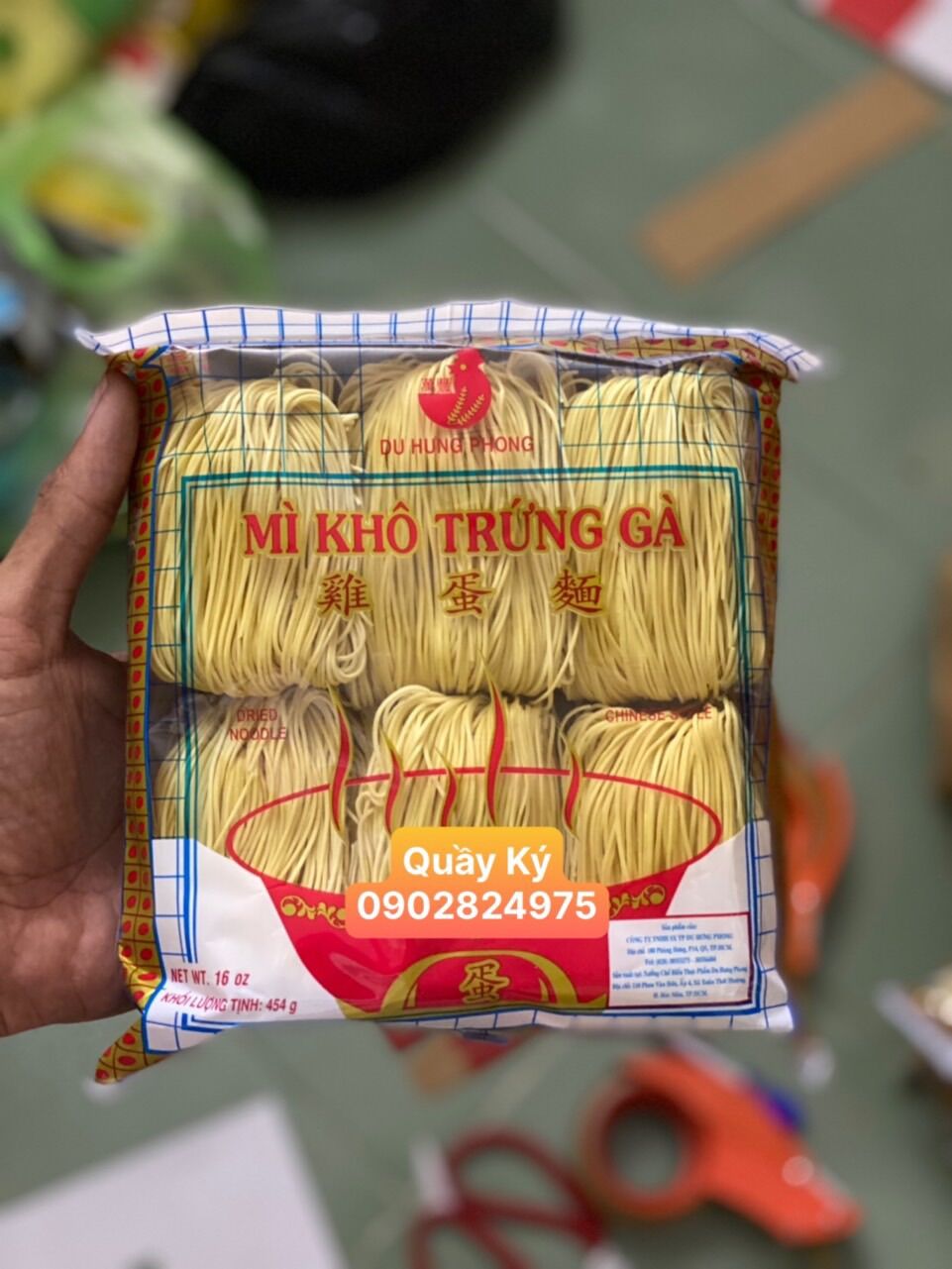 Mì trứng cao cấp Du Hưng Phong 454g