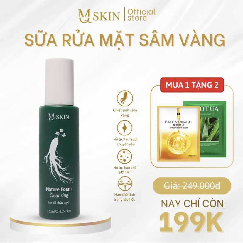Sữa rửa mặt Nhân Sâm