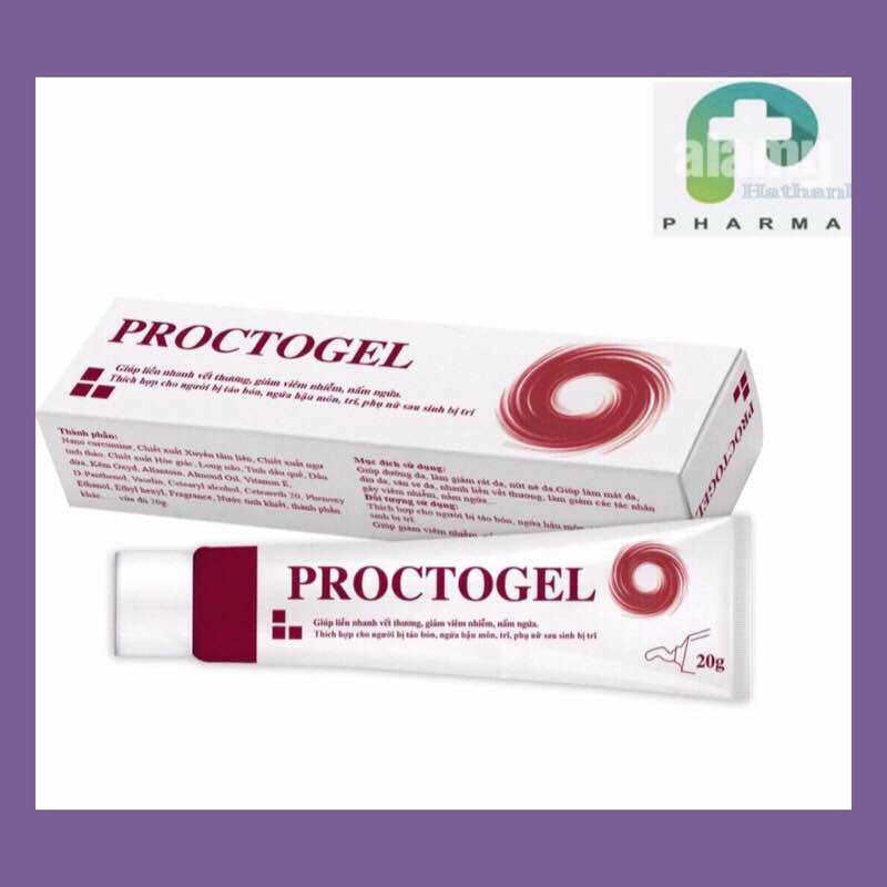 Kem bôi trĩ PROCTOGEL giảm đau, rát, ngứa do trĩ