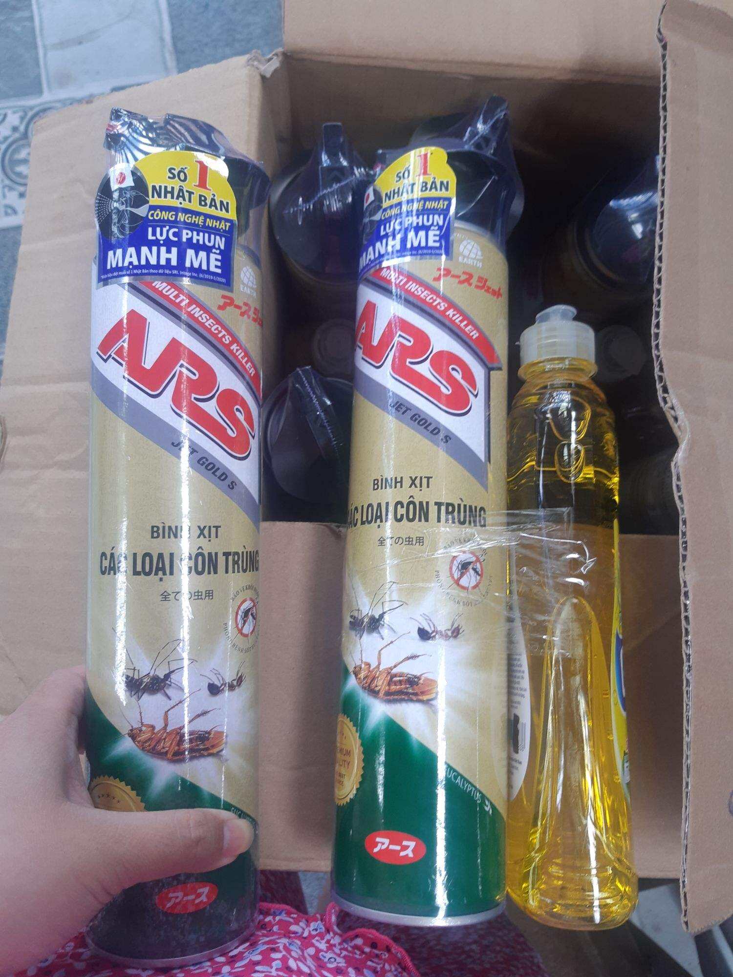 Bình xịt các loại côn trùng ARS JET GOLD 600ml