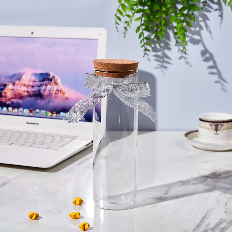 Bình Thủy Tinh Bình Rỗng Bình Cầu Nguyện Ngôi Sao May Mắn Bình Vỏ Sò Ngôi Sao Năm Cánh Hạc Giấy Nút Gỗ Quà Tặng Sáng Tạo Quà Tặng Sinh Nhật