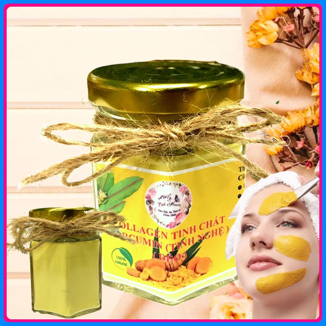 Collagen cấp ẩm và tái tạo tinh chất nghệ nguyên chất.