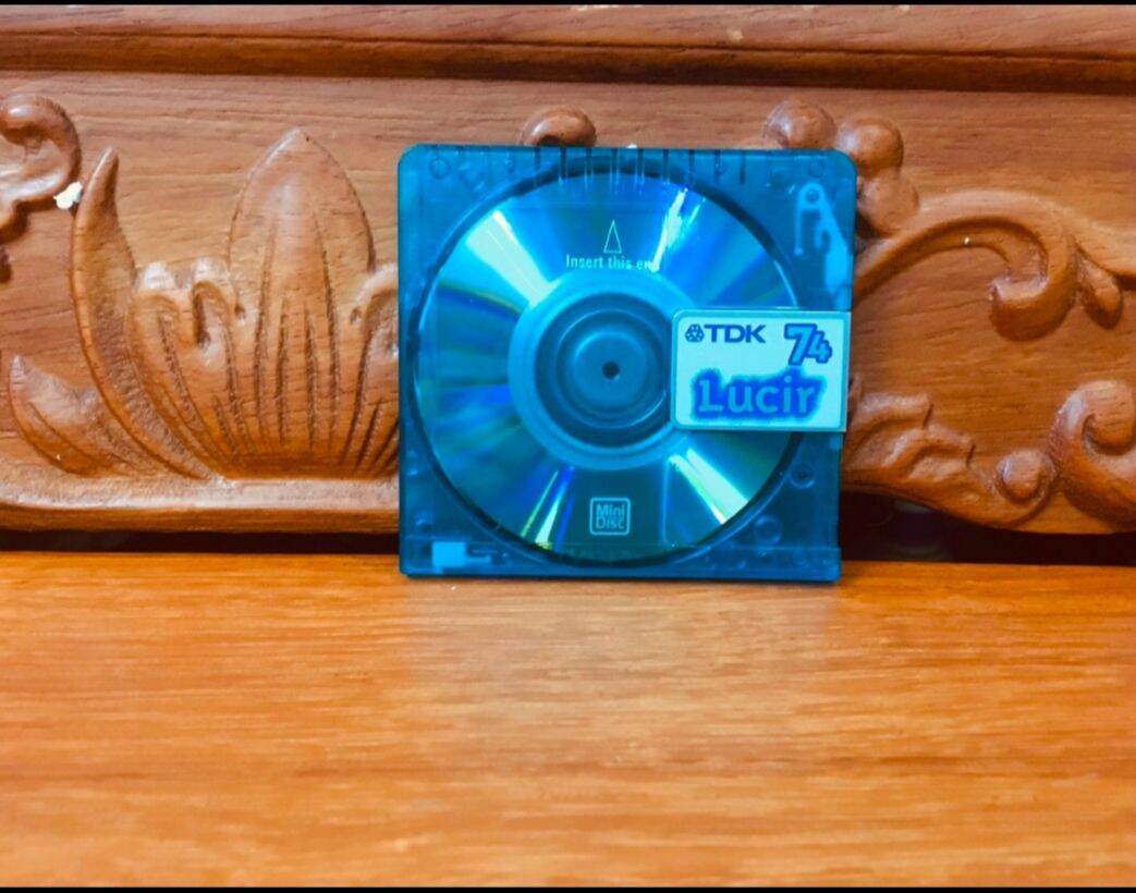 [MDCD] Bộ 5 Đĩa MD Mini Disc trắng có hộp