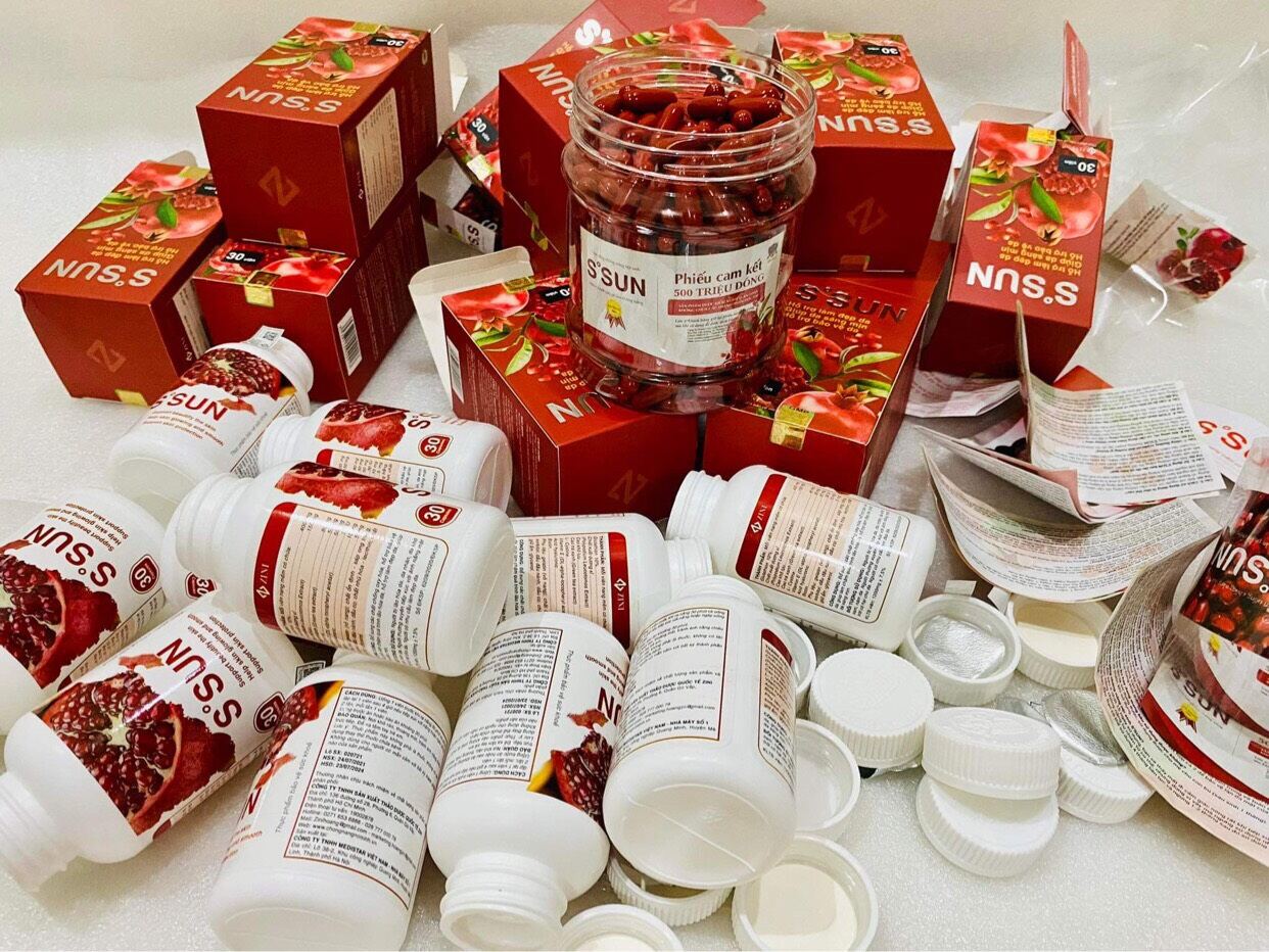 viên chống nắng nội sinh S'Sun hộp 30 viên