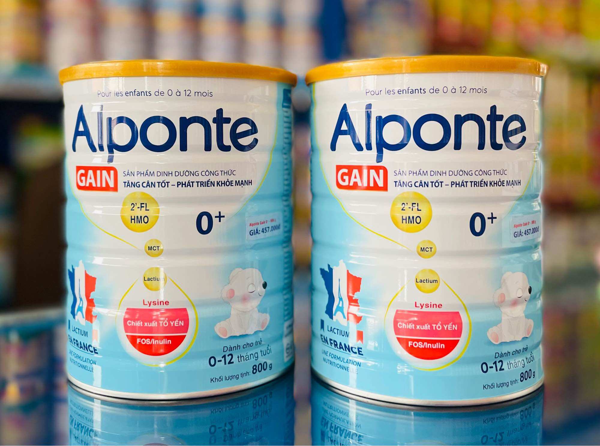 [Combo 2 Lon] Sữa Bột Alponte Gain 0+, 1+ (800g)