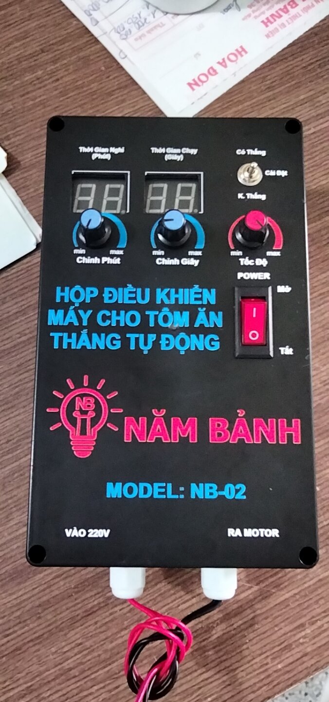 Bộ điều khiển thắng tự động máy cho tôm cá ăn