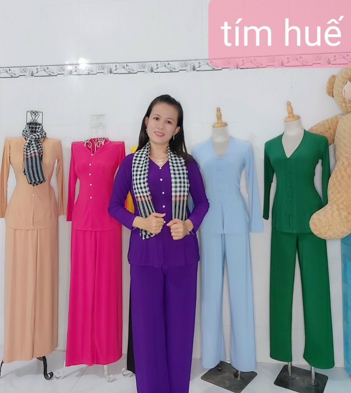 bộ bà ba trơn