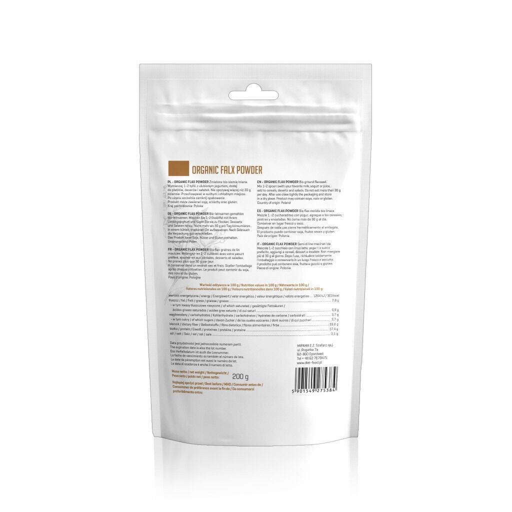 [Tách lẻ 100g] Bột hạt lanh hữu cơ (Organic Flax Seed Powder)Diet Food