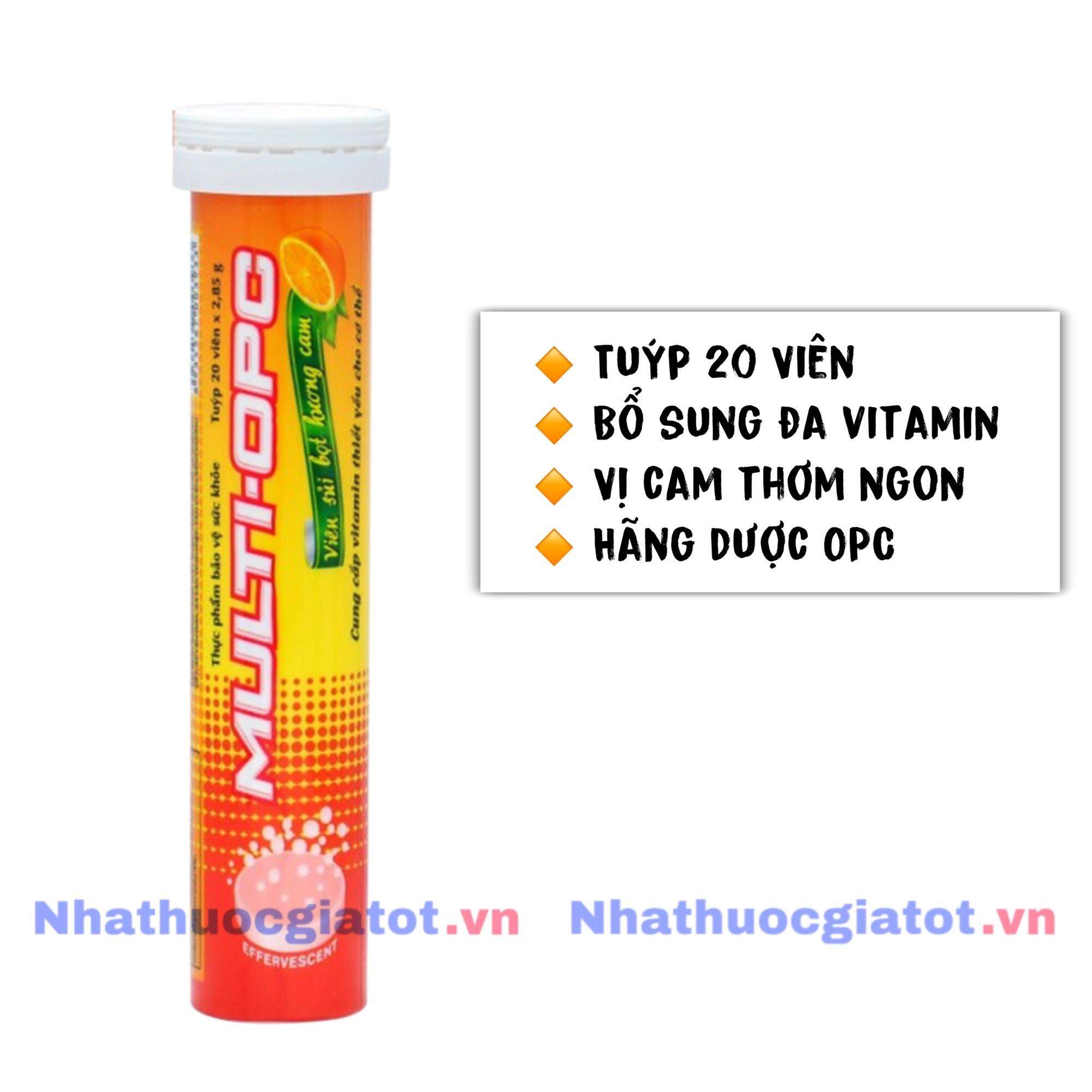 Viên Sủi MULTI-OPC Bổ Sung Các Loại Vitamin Thiết Yếu, Tăng Cường Sức Đề Kháng Cho Cơ Thể