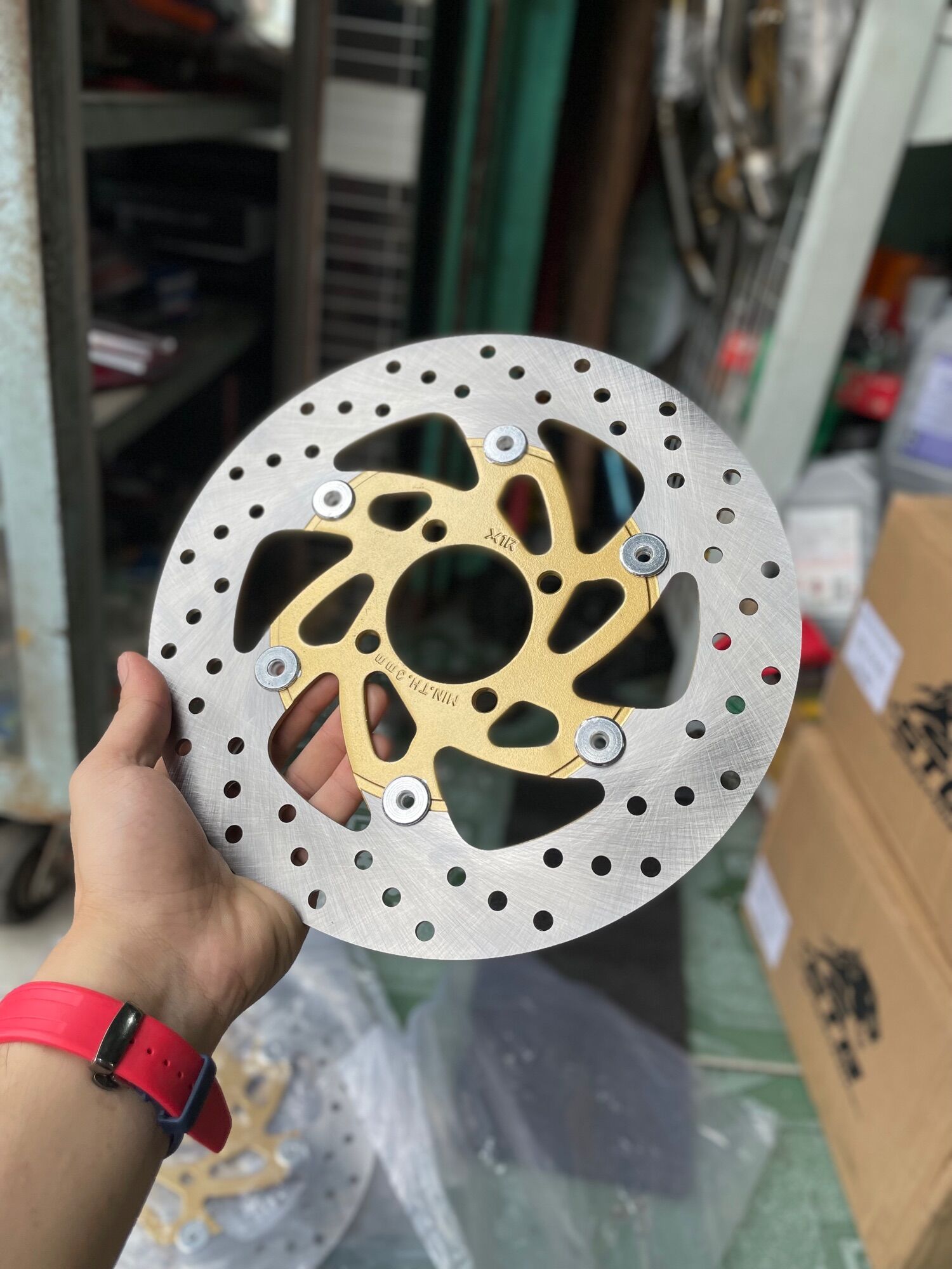 Đĩa thắng x1r mẫu yaz 256mm chính hãng