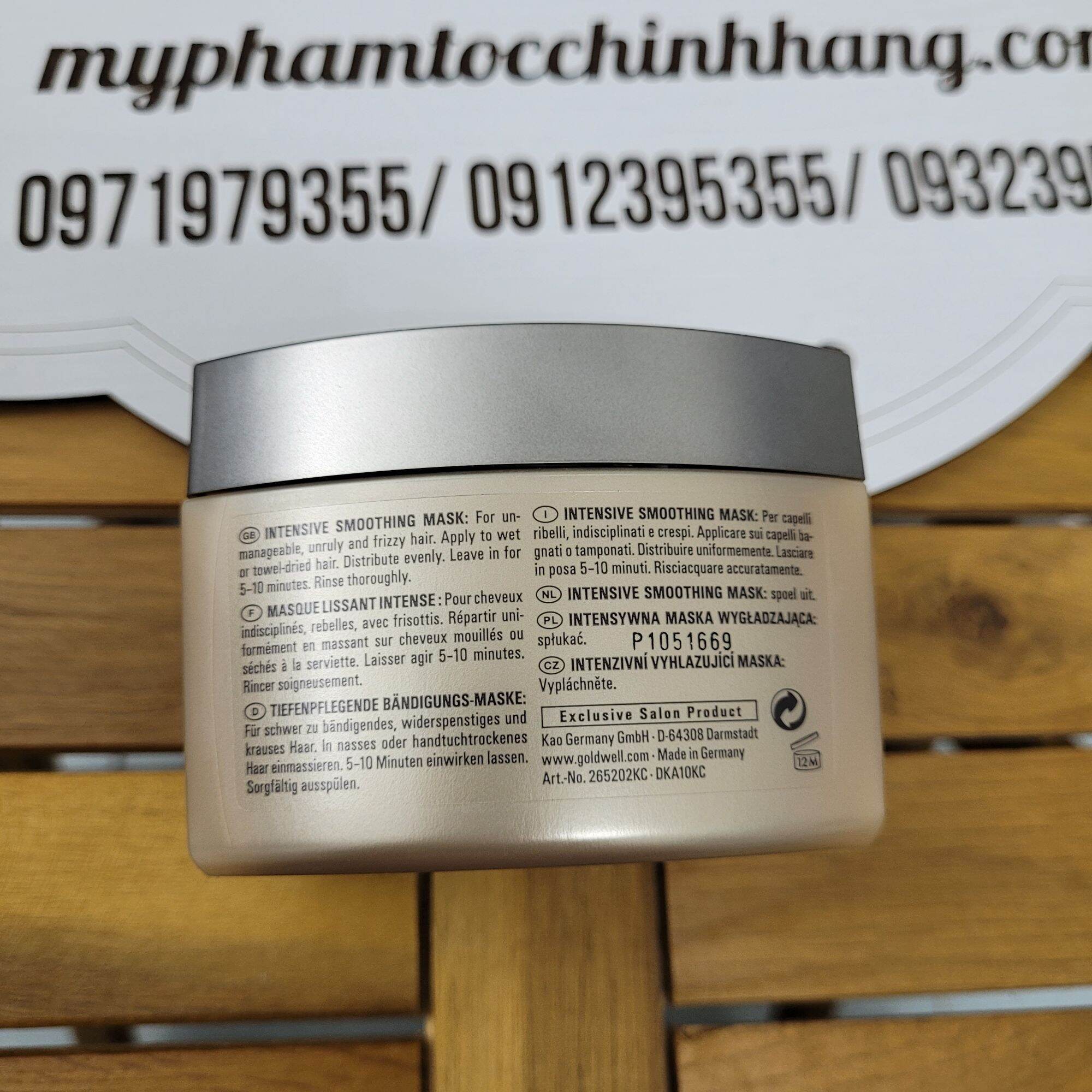 MẶT NẠ GOLDWELL KERASILK CONTROL INTENSIVE SMOOTHING MASK 200ml - 500ml