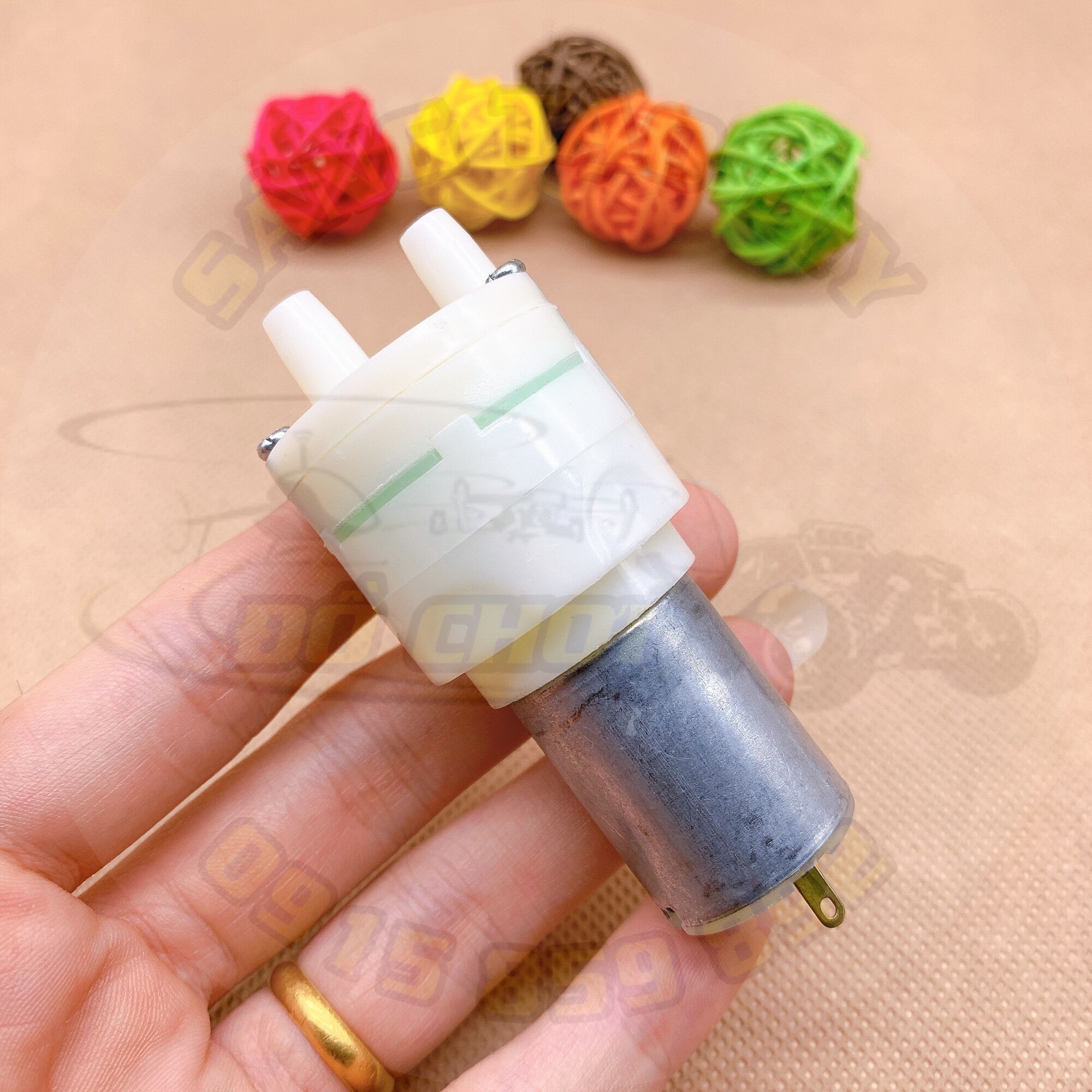 Máy bơm nước mini 280 dc 3.7v - 5v - 6v làm máy rửa tay, bơm chất lỏng