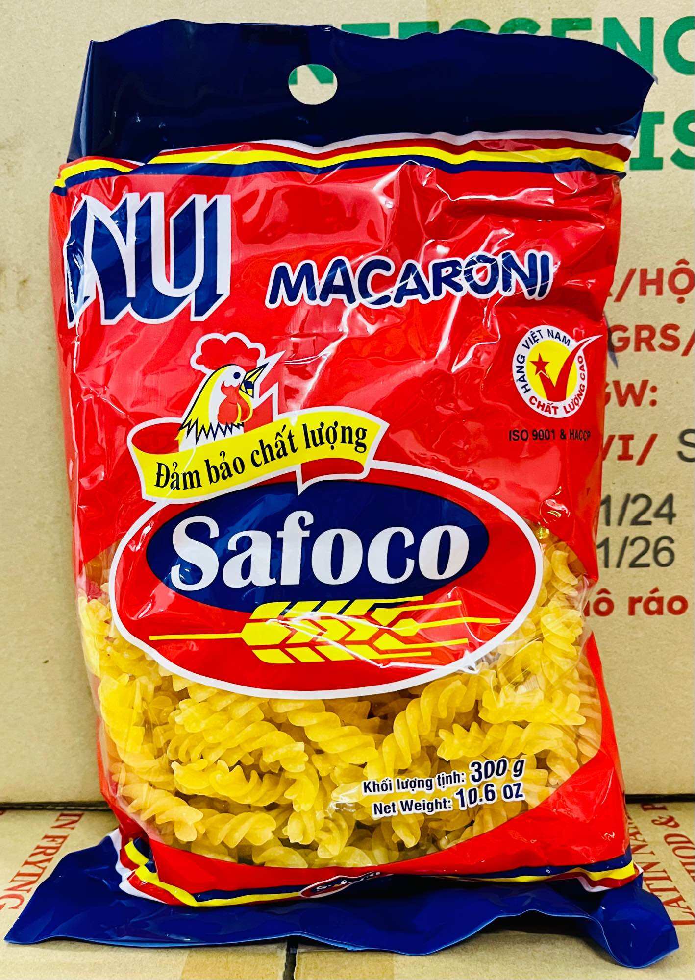Safoco Twisted Pasta/Tube Pasta/C-Shaped Pasta Package (300-400-500g)
